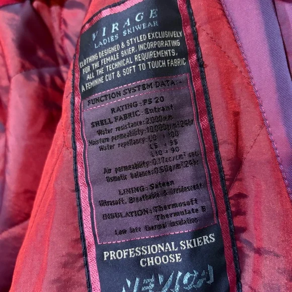 •NEVICA• ❄️ Vintage Virage Ladies Skiwear- Purple and Pink Ski Jacket ❄️ - Picture 12 of 16